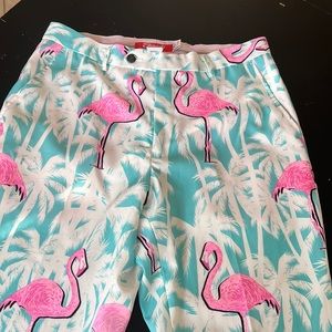 Shinesty El Flamenco Tropical Flamingo Print Pants